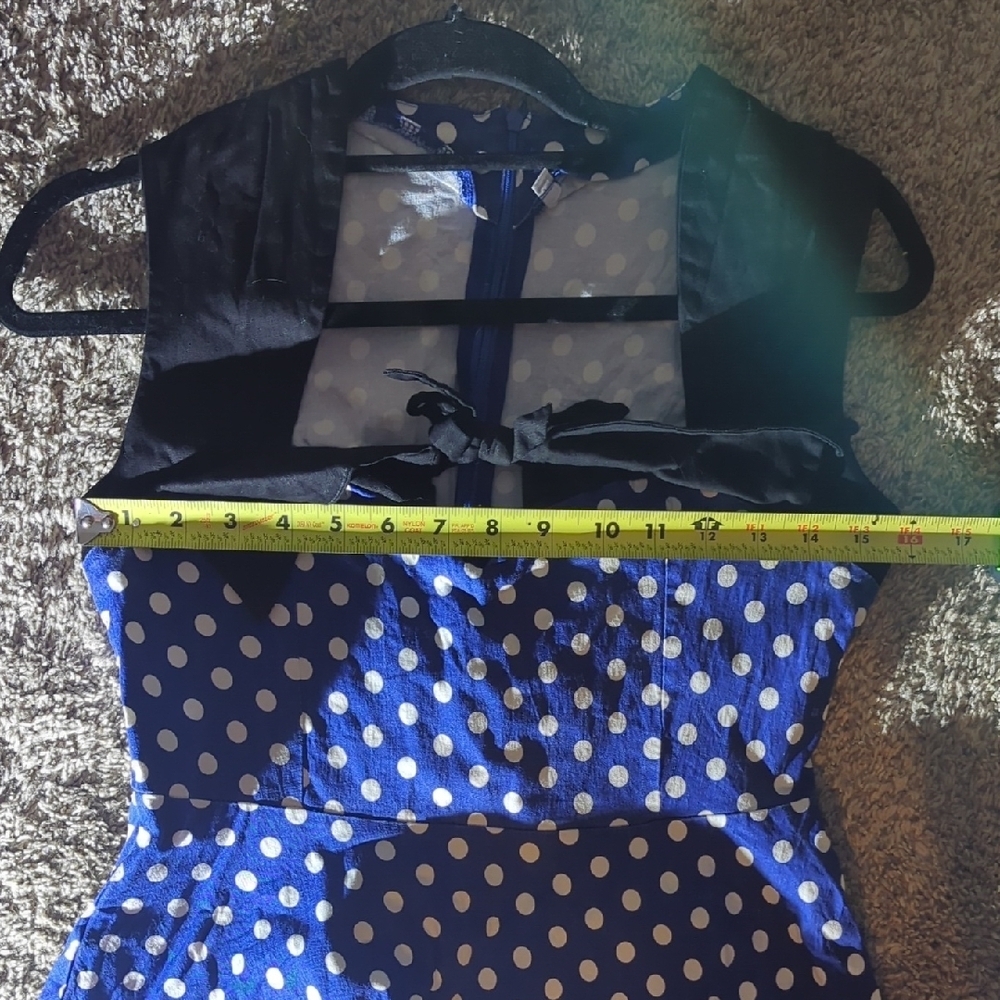 Blue Polka Dot Dress - Picture 5 of 7